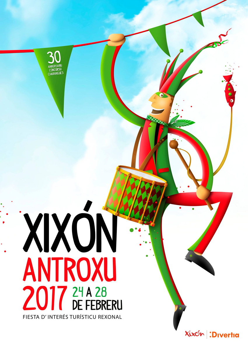 Antroxu en Gijón 2017